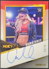Carmella [Red] Wrestling Cards 2022 Panini NXT WWE Alumni Signatures Prices