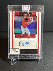 Brandon Marsh [Red] Baseball Cards 2022 Panini Three and Two Day One Autographs Prices