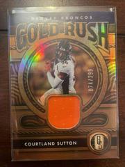 Courtland Sutton #GR-CSU Football Cards 2022 Panini Gold Standard Rush Prices