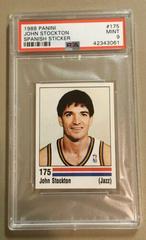 John Stockton #175 Basketball Cards 1988 Panini Spanish Sticker Prices