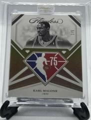 Karl Malone Basketball Cards 2021 Panini Flawless Prices