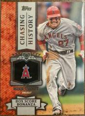 Mike Trout Baseball Cards 2013 Topps Chasing History Prices