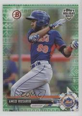 Amed Rosario [Autograph] Baseball Cards 2017 Topps Holiday Bowman Prices