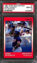 Kirby Puckett [Hit Machine] #7 Baseball Cards 1991 Star Gold Edition Prices