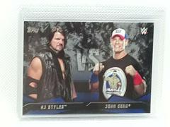 AJ Styles, John Cena #1 Wrestling Cards 2016 Topps WWE Then Now Forever Rivalries Prices