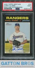 Corey Kluber #CK Baseball Cards 2020 Topps Heritage Real One Autographs Prices