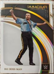 Big Boss Man [Gold] #68 Wrestling Cards 2022 Panini Immaculate WWE Prices