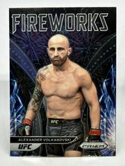 Alexander Volkanovski [Silver] Ufc Cards 2022 Panini Prizm UFC Fireworks Prices