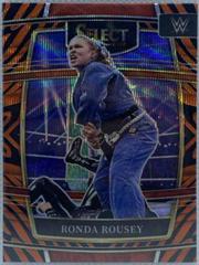 Ronda Rousey [Tiger Prizm] #90 Wrestling Cards 2022 Panini Select WWE Prices