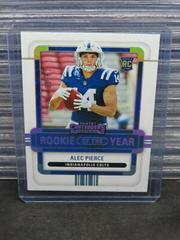 Alec Pierce [Silver] #ROY-API Football Cards 2022 Panini Contenders Rookie of the Year Prices