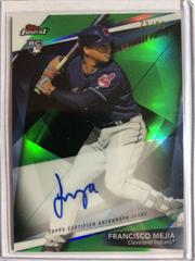 Francisco Mejia [Green Wave Refractor] Baseball Cards 2018 Topps Finest Firsts Autographs Prices