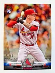 Tyler O'Neill [Gold] #S-26 Baseball Cards 2018 Topps Update Salute Prices