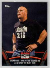 Stone Cold Steve Austin, Bret 'Hit Man' Hart Wrestling Cards 2018 Topps WWE Then Now Forever 25 Years of Raw Prices