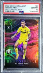 Yeremy Pino [Pink] Soccer Cards 2022 Panini Select La Liga Unstoppable Prices
