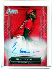Elly De LA Cruz [Red] #BSP-69 Baseball Cards 2022 Bowman Sterling Prices