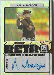 Adrian Morejon [Holo] Baseball Cards 2021 Panini Donruss Optic Retro Signature Series Prices