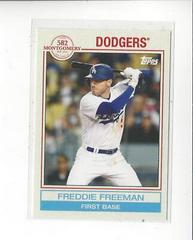 Freddie Freeman Baseball Cards 2022 Topps 582 Montgomery Club Set 4 Prices