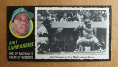 Bert Campaneris #6 Baseball Cards 1971 Topps Greatest Moments Prices