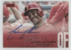 Aaron Altherr [Red] #SCA-AA Baseball Cards 2018 Stadium Club Autographs Prices