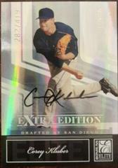 Corey Kluber [Aspirations Autograph] #13 Baseball Cards 2007 Donruss Elite Extra Edition Prices