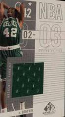 Kedrick Brown Jersey Basketball Cards 2002 SP Game Used Prices