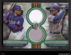 Mookie Betts / Freddie Freeman [Green Dual Player] Baseball Cards 2024 Topps Tribute Dual Relic Prices