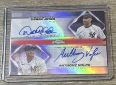 Derek Jeter, Anthony Volpe [Red] Baseball Cards 2023 Topps Chrome Update Dual Autographs Prices