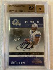 Calvin Johnson [Autograph] Football Cards 2007 Playoff Contenders Prices