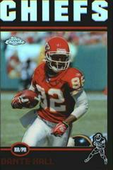 Dante Hall [Black Refractor] #12 Football Cards 2004 Topps Chrome Prices