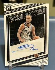 Manu Ginobili #DS-MGB Basketball Cards 2022 Panini Donruss Optic Dominators Signatures Prices