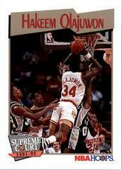 Hakeem Olajuwon Basketball Cards 1991 Hoops Prices