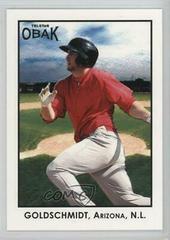 Paul Goldschmidt #77 Baseball Cards 2011 Tristar Obak Prices