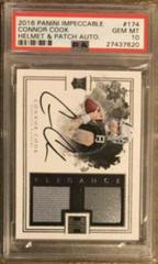 Connor Cook [Helmet & Patch Autograph] #174 Football Cards 2016 Panini Impeccable Prices