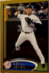 Derek Jeter [Gold] #30 Baseball Cards 2012 Topps Mini Prices