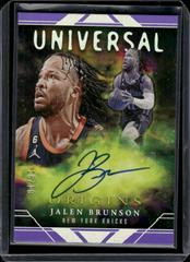 Jalen Brunson [Purple FOTL] #16 Basketball Cards 2023 Panini Origins Universal Autograph Prices