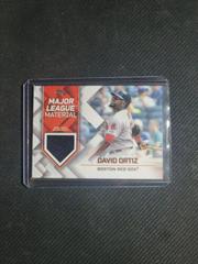 David Ortiz [Red] Baseball Cards 2022 Topps Major League Material Relics Prices