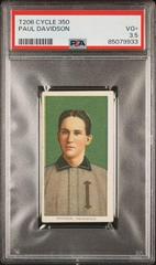 Paul Davidson #NNO Baseball Cards 1909 T206 Cycle 350 Prices