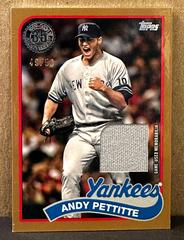 Andy Pettitte [Gold] #89BR-APE Baseball Cards 2024 Topps 1989 Relic Prices