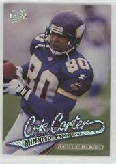 Cris Carter [Platinum Medallion] #P146 Football Cards 1997 Ultra Prices