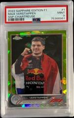 Max Verstappen [Sapphire Chartreuse] #1 Racing Cards 2022 Topps Chrome Formula 1 Prices