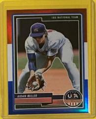 Aidan Miller [Red White Blue] #56 Baseball Cards 2023 Panini Stars & Stripes USA Prices