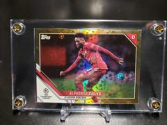 Alphonso Davies [Gold Starball] #46 Soccer Cards 2021 Topps UEFA Champions League Prices