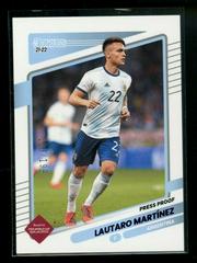 Lautaro Martinez [Press Proof Purple] Soccer Cards 2021 Panini Donruss Road to Qatar Prices