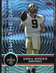 Drew Brees Football Cards 2007 Topps Own the Game Prices