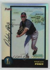 Odalis Perez [Refractor] Baseball Cards 1998 Bowman Chrome International Prices