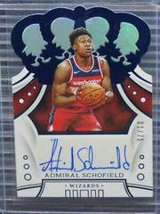 Admiral Schofield [Blue] Basketball Cards 2019 Panini Crown Royale Rookie Autographs Prices