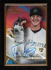 Trevor Rogers Baseball Cards 2021 Topps Gold Label Framed Autographs Prices