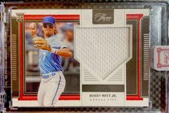 Bobby Witt Jr. Baseball Cards 2022 Panini Three and Two Rookie Jerseys Prices