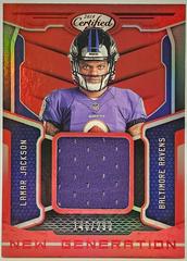 Lamar Jackson [Red] Football Cards 2018 Panini Certified New Generation Jerseys Mirror Prices