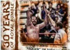 Hacksaw' Jim Duggan [Orange] #RR-1 Wrestling Cards 2018 Topps WWE Undisputed 30 Years of Royal Rumble Prices